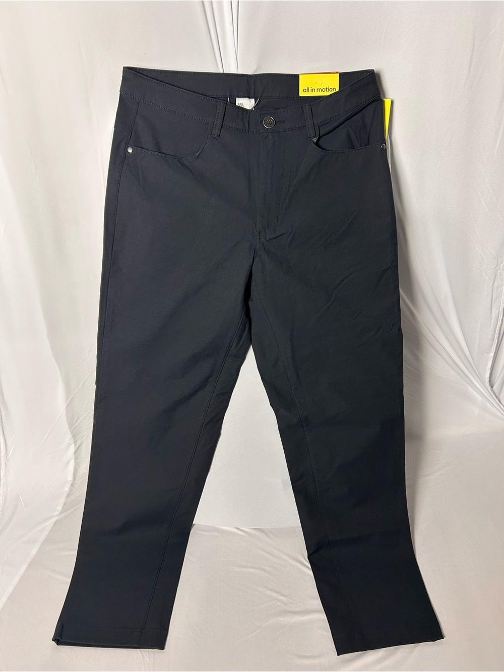 all in motion Men's Black Straight Jeans